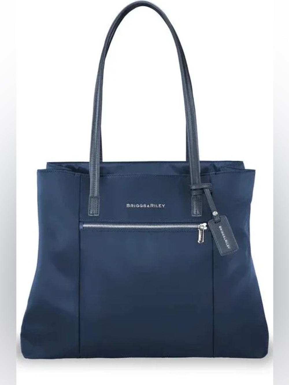 Briggs & Riley Rhapsody Navy Zip-Front Tote